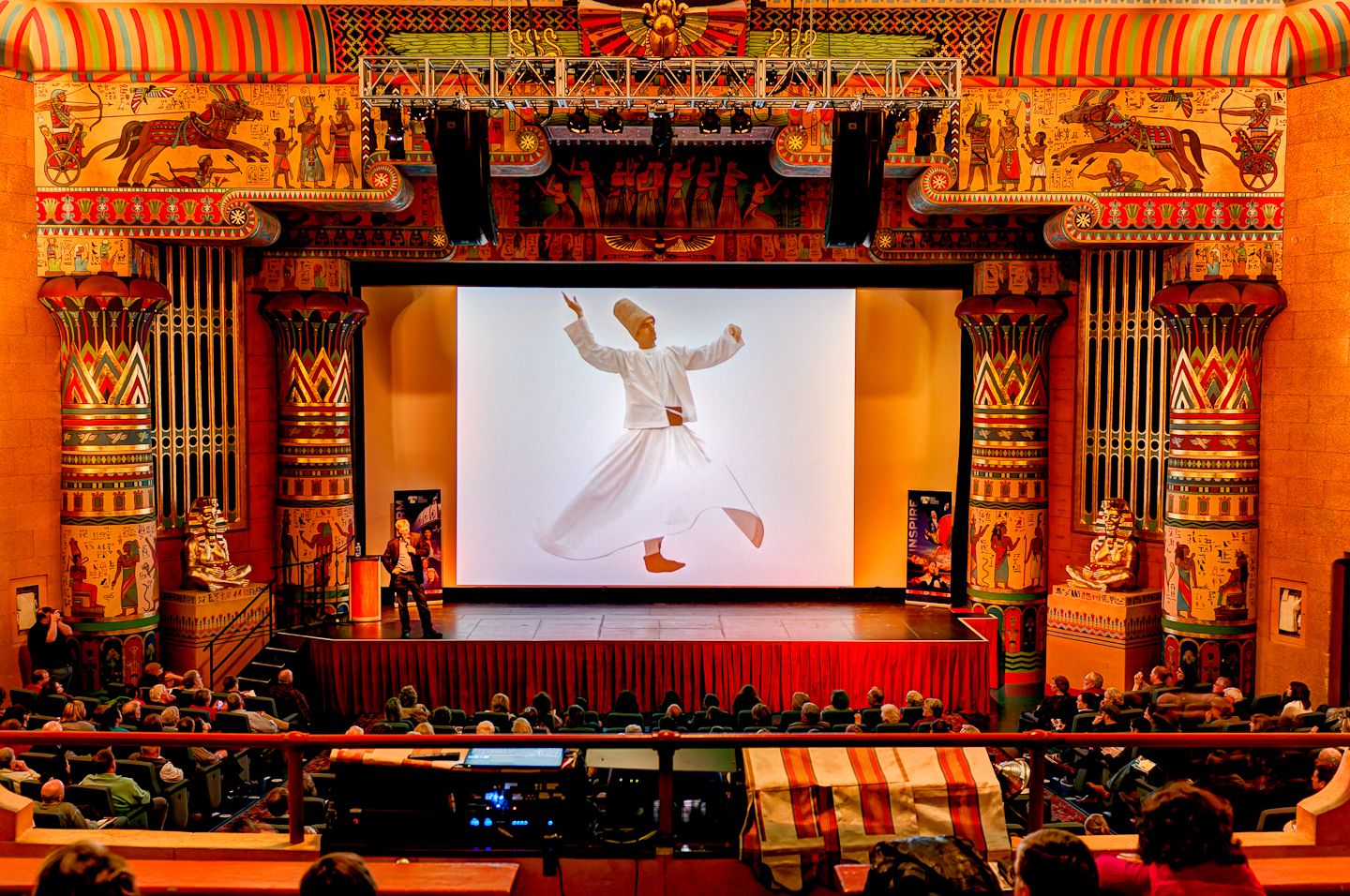 inside the Egyptian theatre in boise