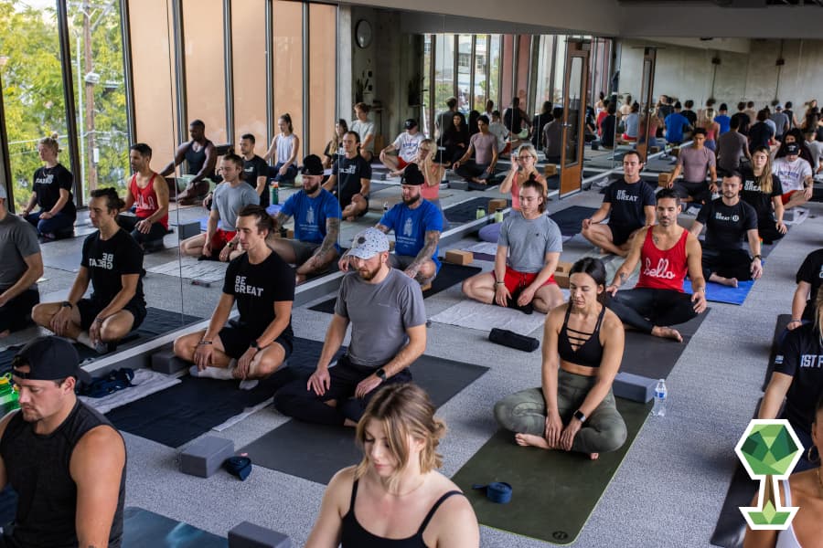 A yoga class at Studio Lotus Yoga | Totally Boise