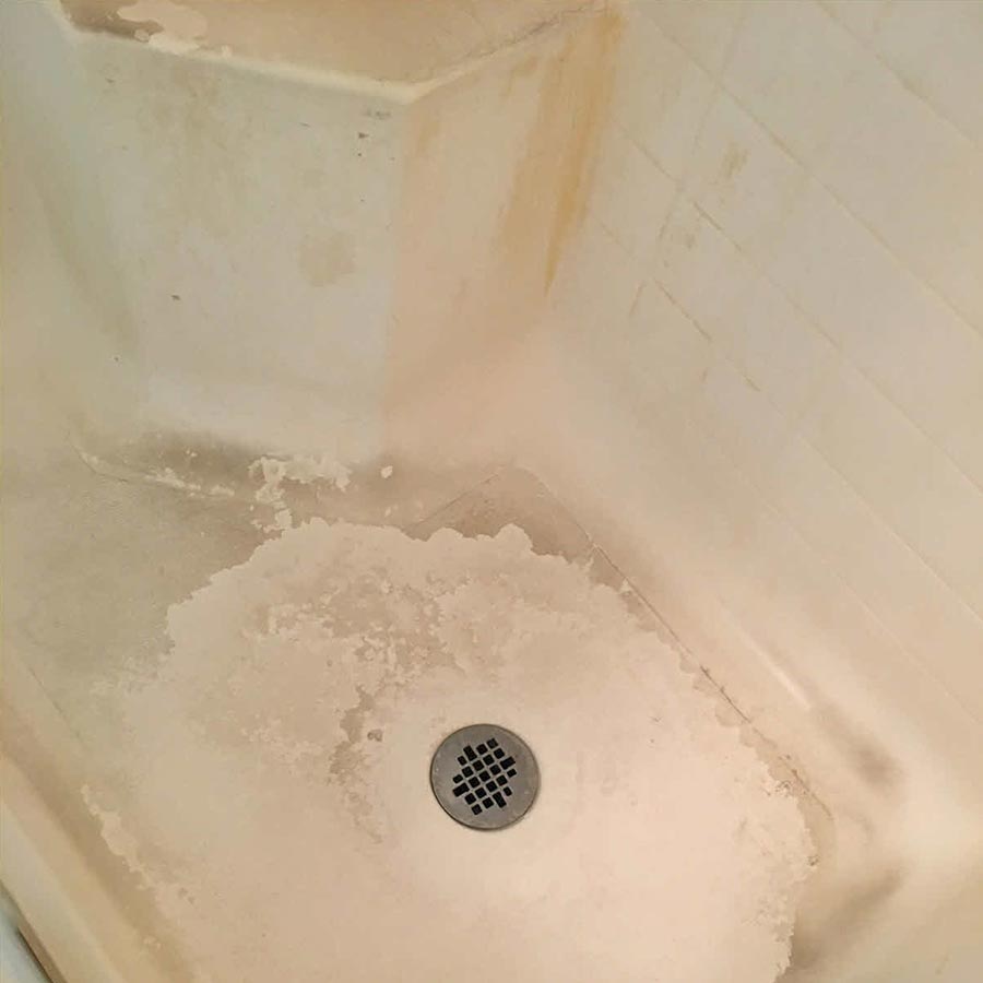 Getting rid of hard water stains Boise Plumber