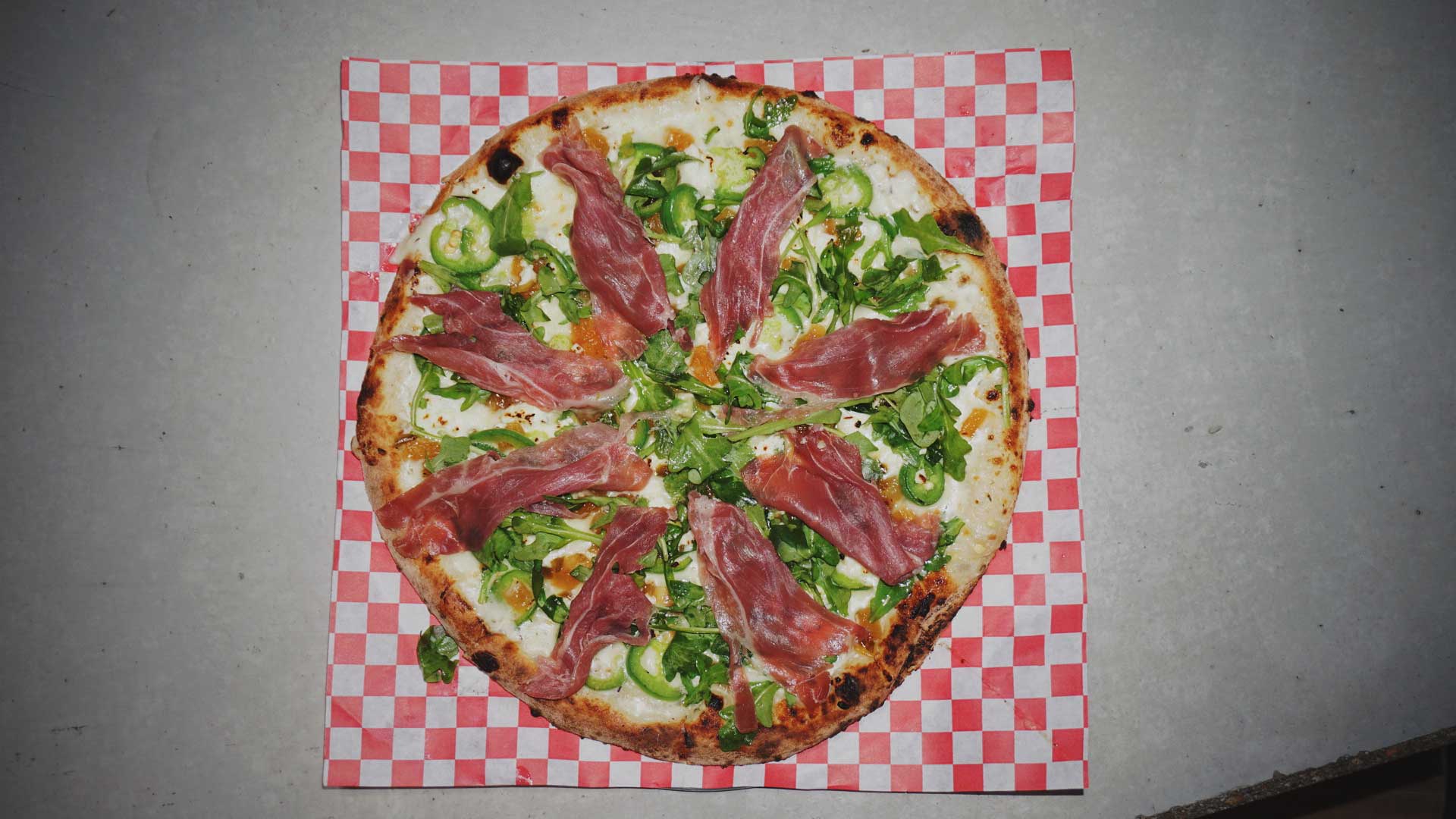 The Maui Wowi Pizza from Red Bench Pizza