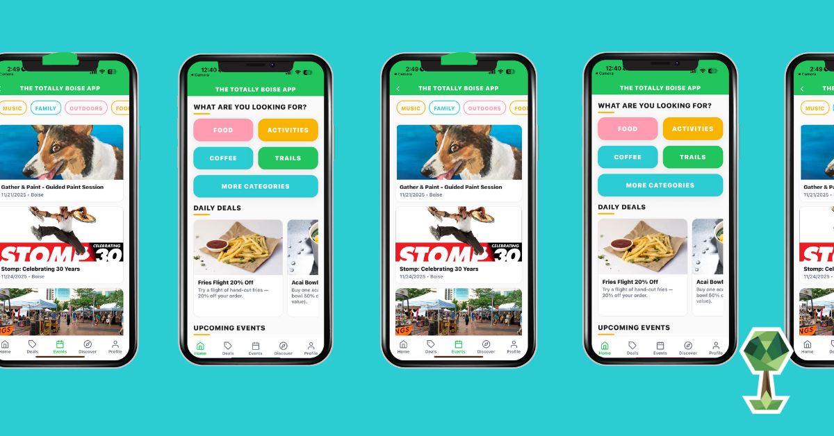 Totally Boise Launches Must-Have Mobile App: The Definitive Local Guide to the Treasure Valley, Featuring Weekly Deals and Recommendations